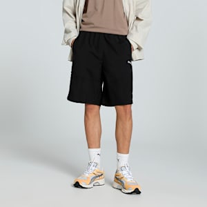 PUMATECH Men's 9" Woven Cargo Shorts, PUMA Black, extralarge-IND